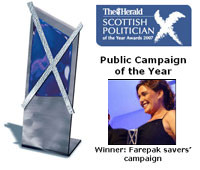 Winners - Scottish Polictian of the Year Award